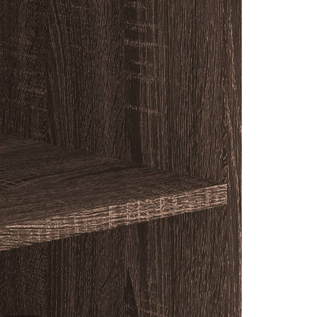 Armoire murale chêne marron 75x35x60 cm bois d'ingénierie - XIOS