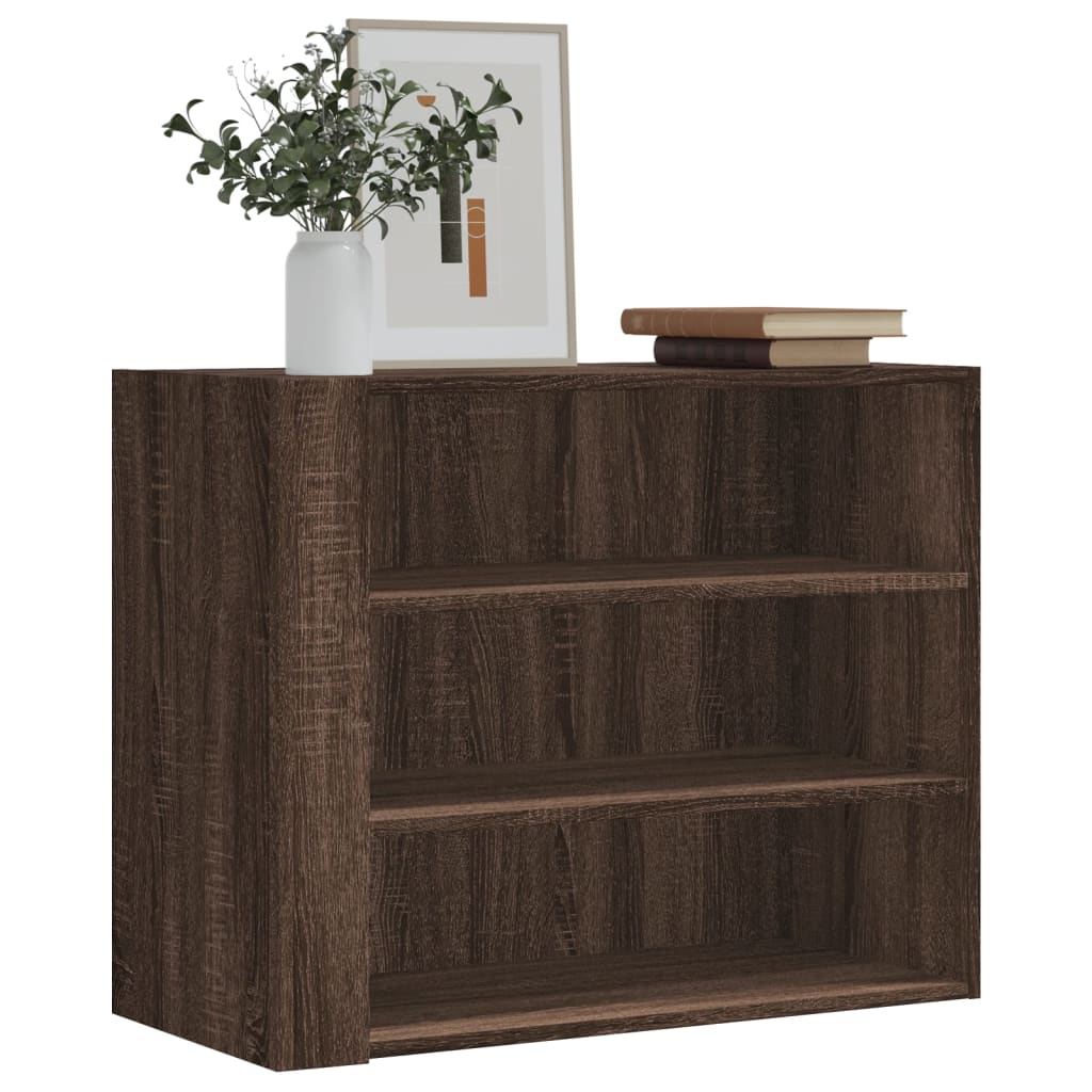 Armoire murale chêne marron 75x35x60 cm bois d'ingénierie - XIOS