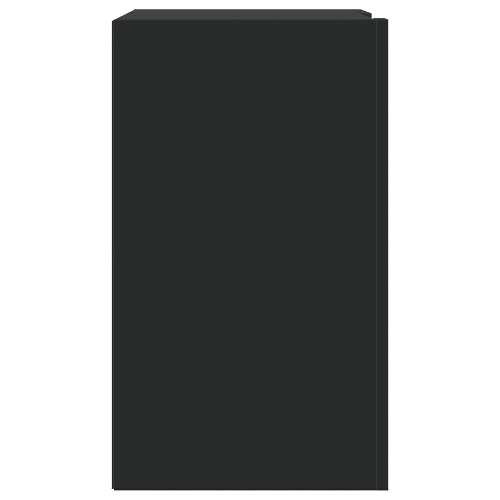 Armoire murale noir 75x35x60 cm bois d'ingénierie - XIOS