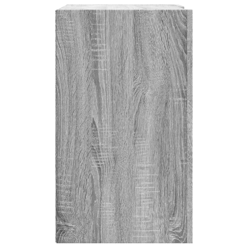 Armoire murale sonoma gris 75x35x60 cm bois d'ingénierie - XIOS