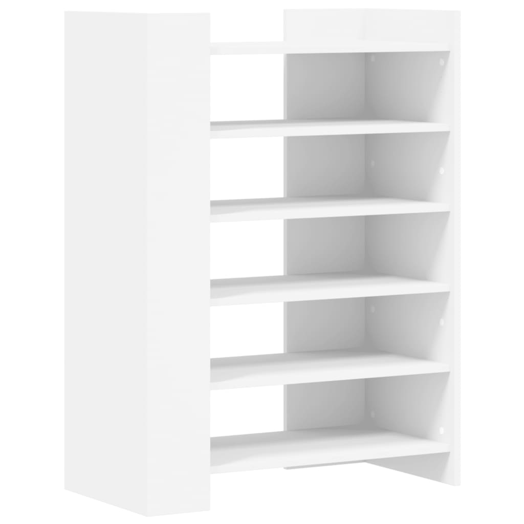 Armoire à chaussures blanc 74,5x37,5x100 cm bois d'ingénierie - XIOS