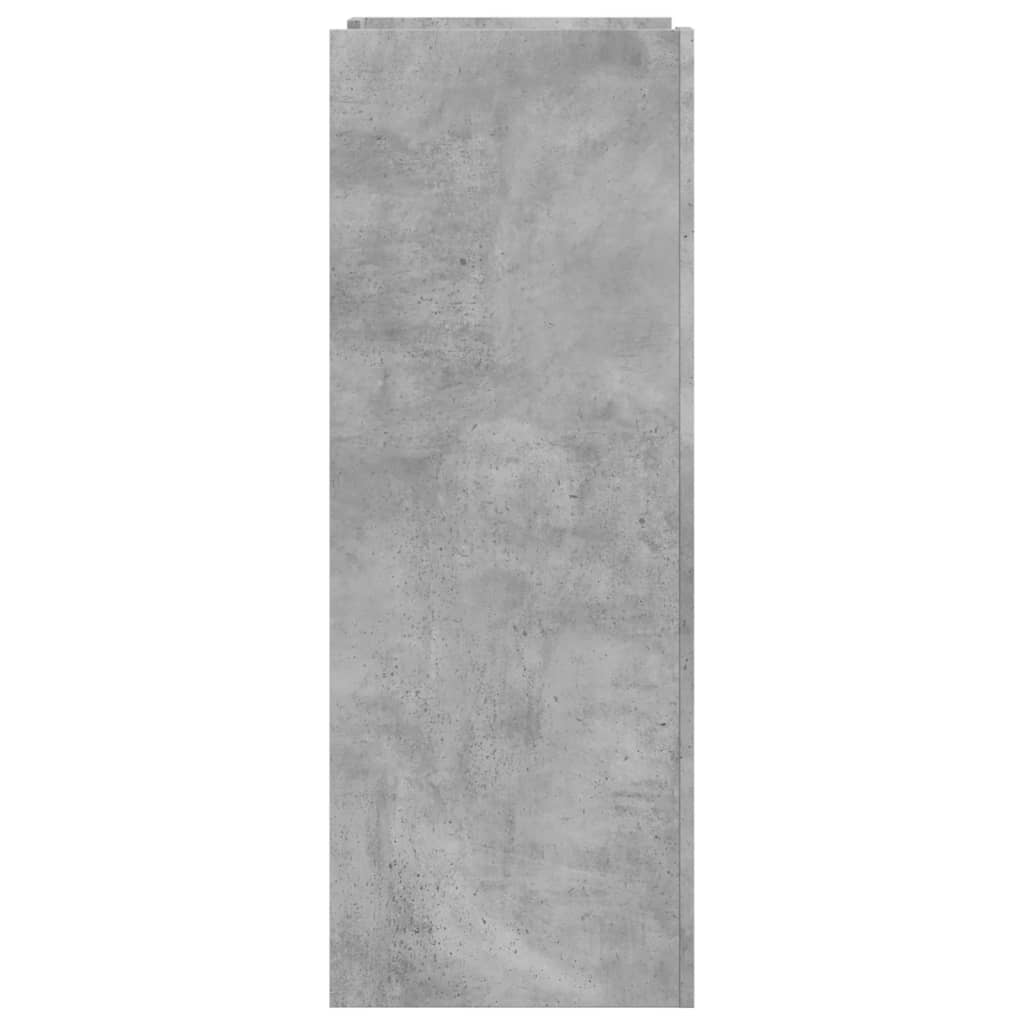Armoire à chaussures gris béton 74,5x37,5x100 cm - XIOS