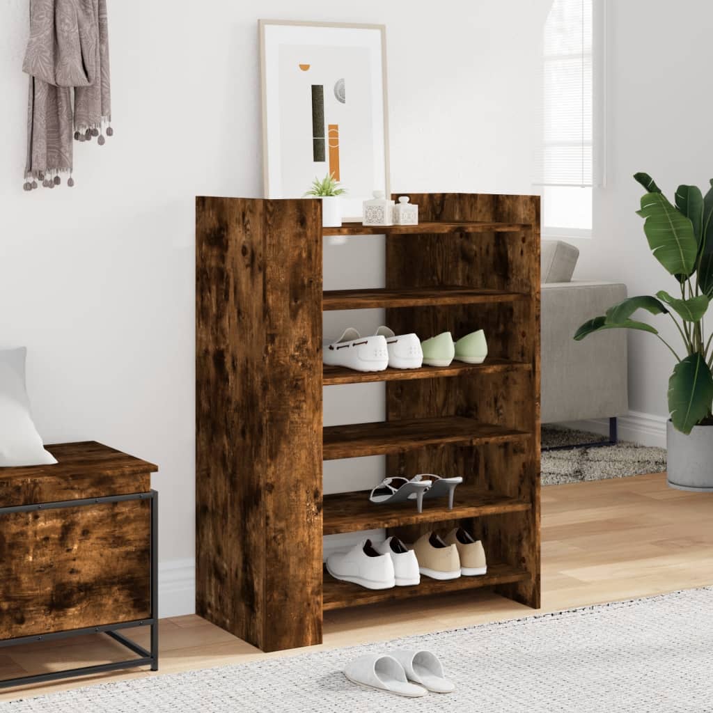 Armoire à chaussures chêne fumé 74,5x37,5x100 cm - XIOS