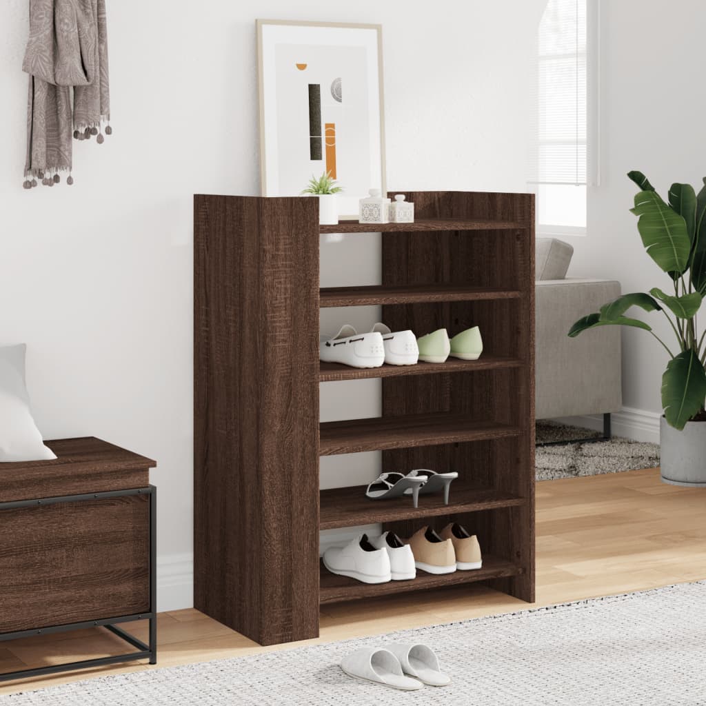 Armoire à chaussures chêne marron 74,5x37,5x100 cm - XIOS