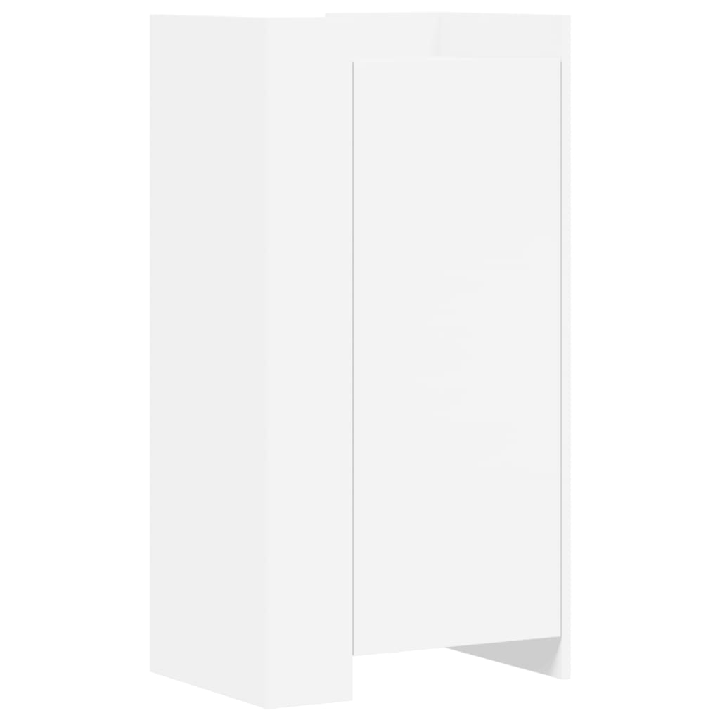 Armoire à chaussures blanc 52x37,5x100 cm bois d'ingénierie - XIOS