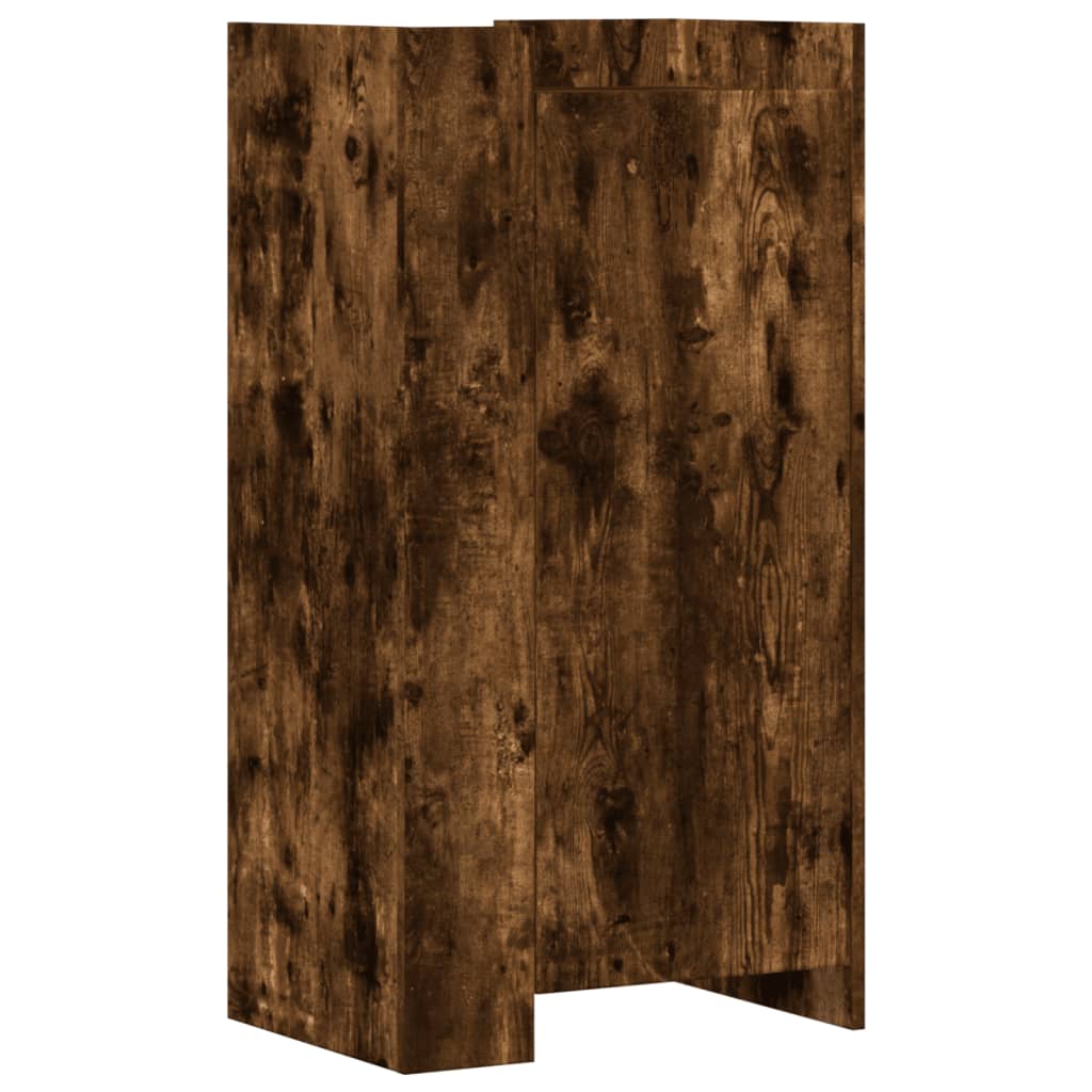 Armoire à chaussures chêne fumé 52x37,5x100cm bois d'ingénierie - XIOS