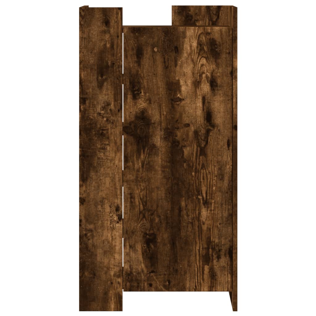 Armoire à chaussures chêne fumé 52x37,5x100cm bois d'ingénierie - XIOS
