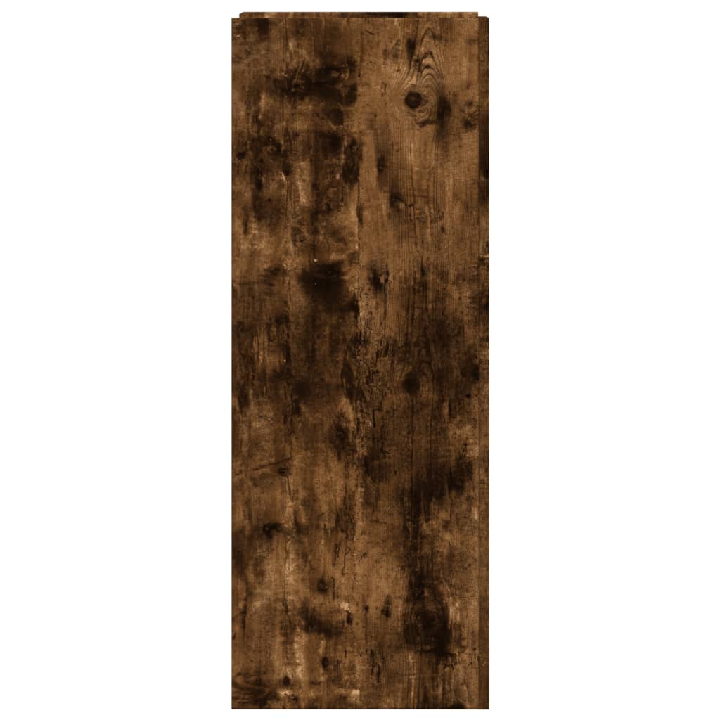 Armoire à chaussures chêne fumé 52x37,5x100cm bois d'ingénierie - XIOS