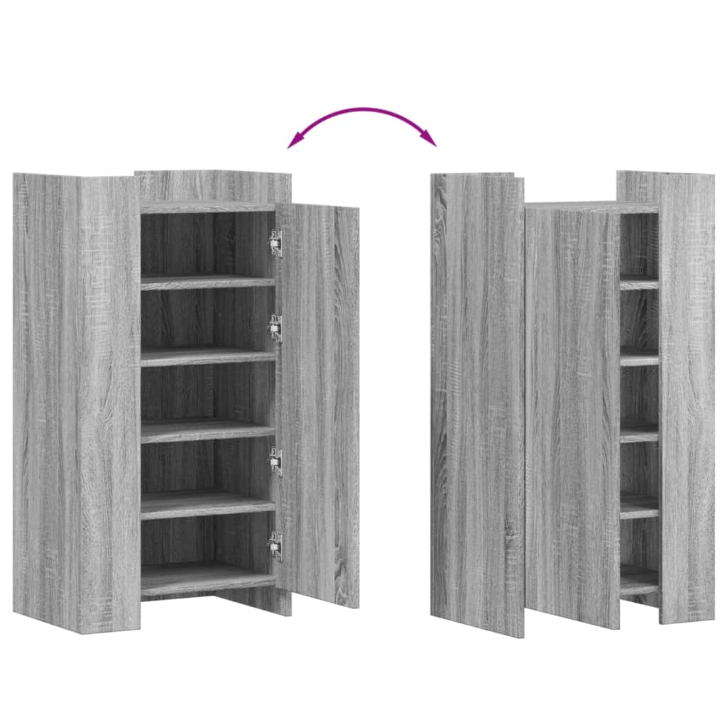 Armoire à chaussures sonoma gris 52x37,5x100 cm - XIOS