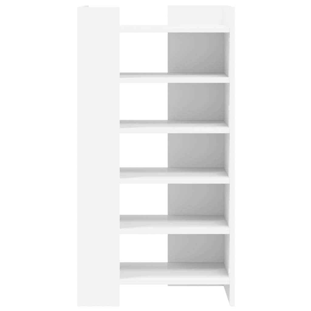 Armoire à chaussures blanc 52x37,5x100 cm bois d'ingénierie - XIOS
