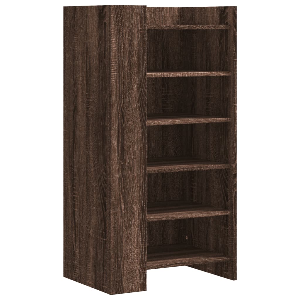 Armoire à chaussures chêne marron 52x37,5x100 cm - XIOS