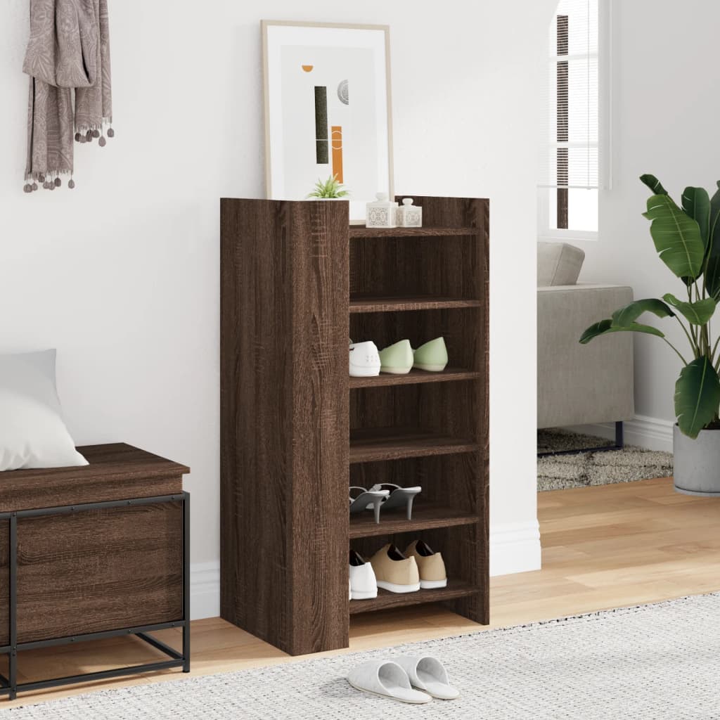 Armoire à chaussures chêne marron 52x37,5x100 cm - XIOS