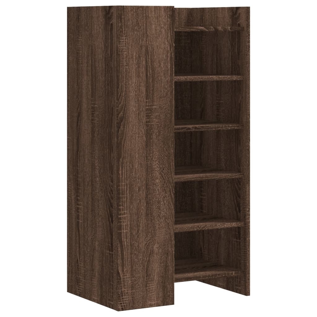 Armoire à chaussures chêne marron 52x37,5x100 cm - XIOS