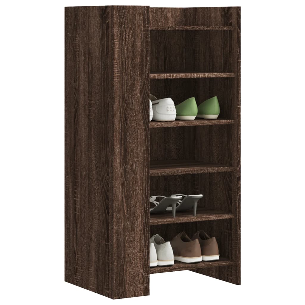 Armoire à chaussures chêne marron 52x37,5x100 cm - XIOS