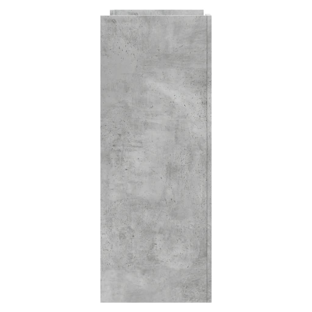 Table console gris béton 100x35x90 cm bois d'ingénierie - XIOS