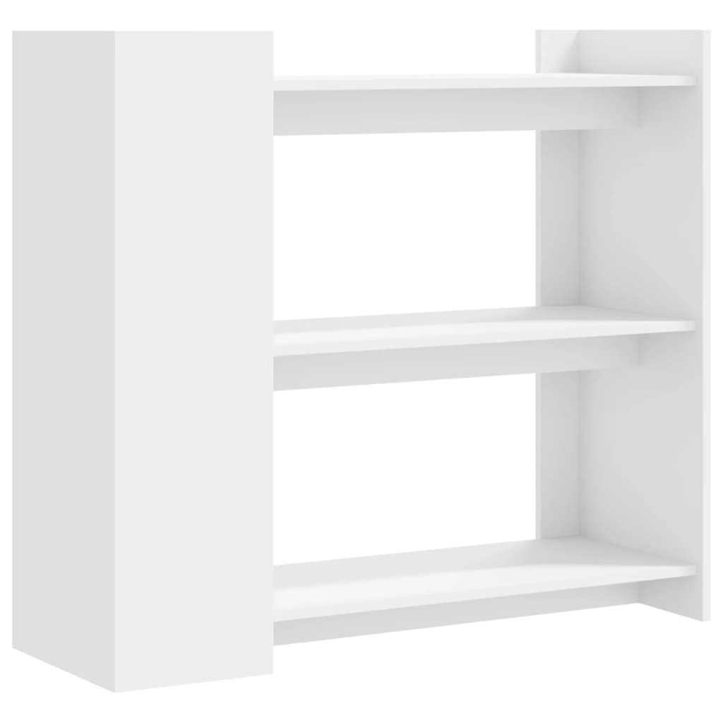 Table console blanc 100x35x90 cm bois d’ingénierie - XIOS