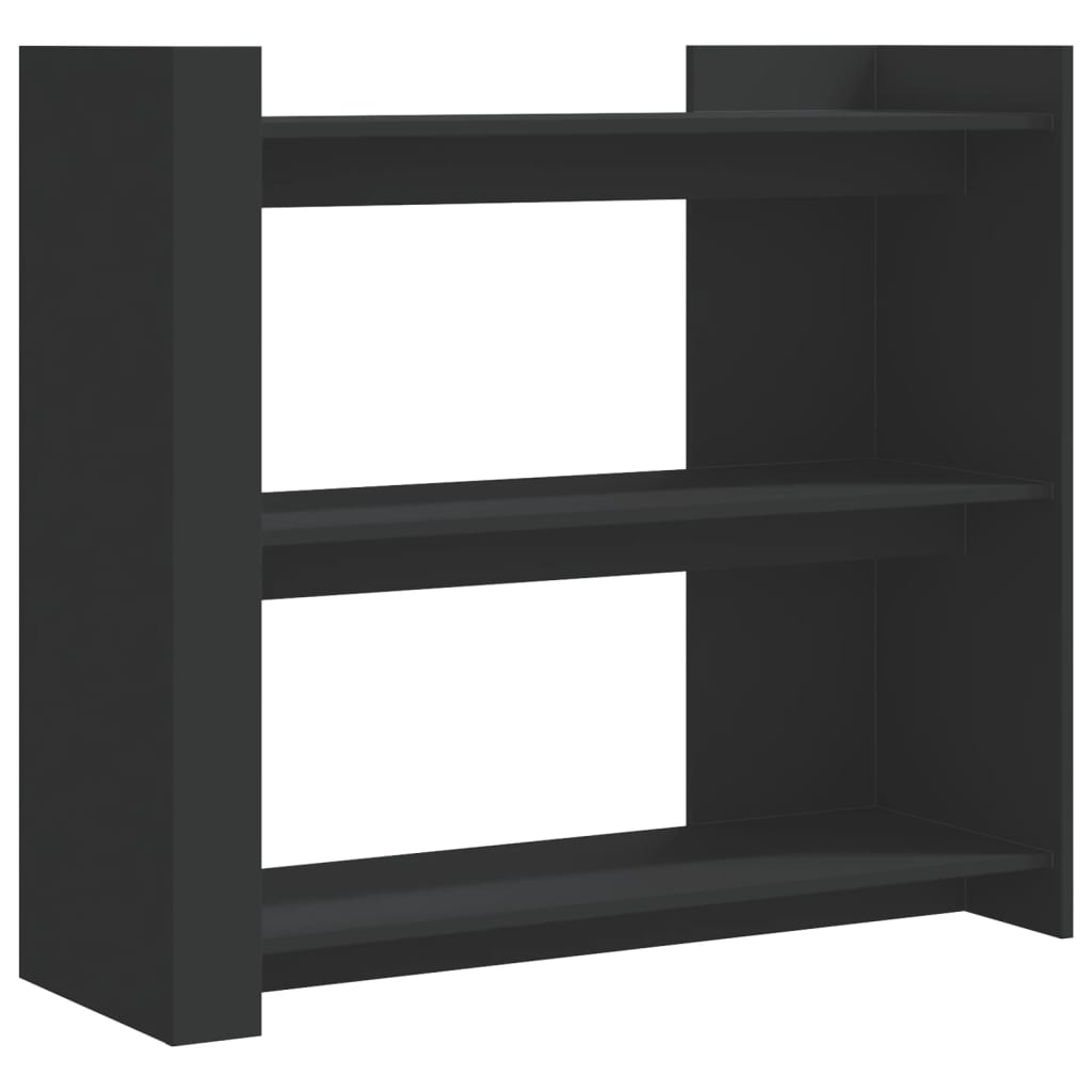 Table console noir 100x35x90 cm bois d'ingénierie - XIOS