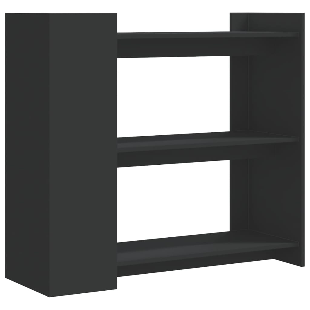 Table console noir 100x35x90 cm bois d'ingénierie - XIOS