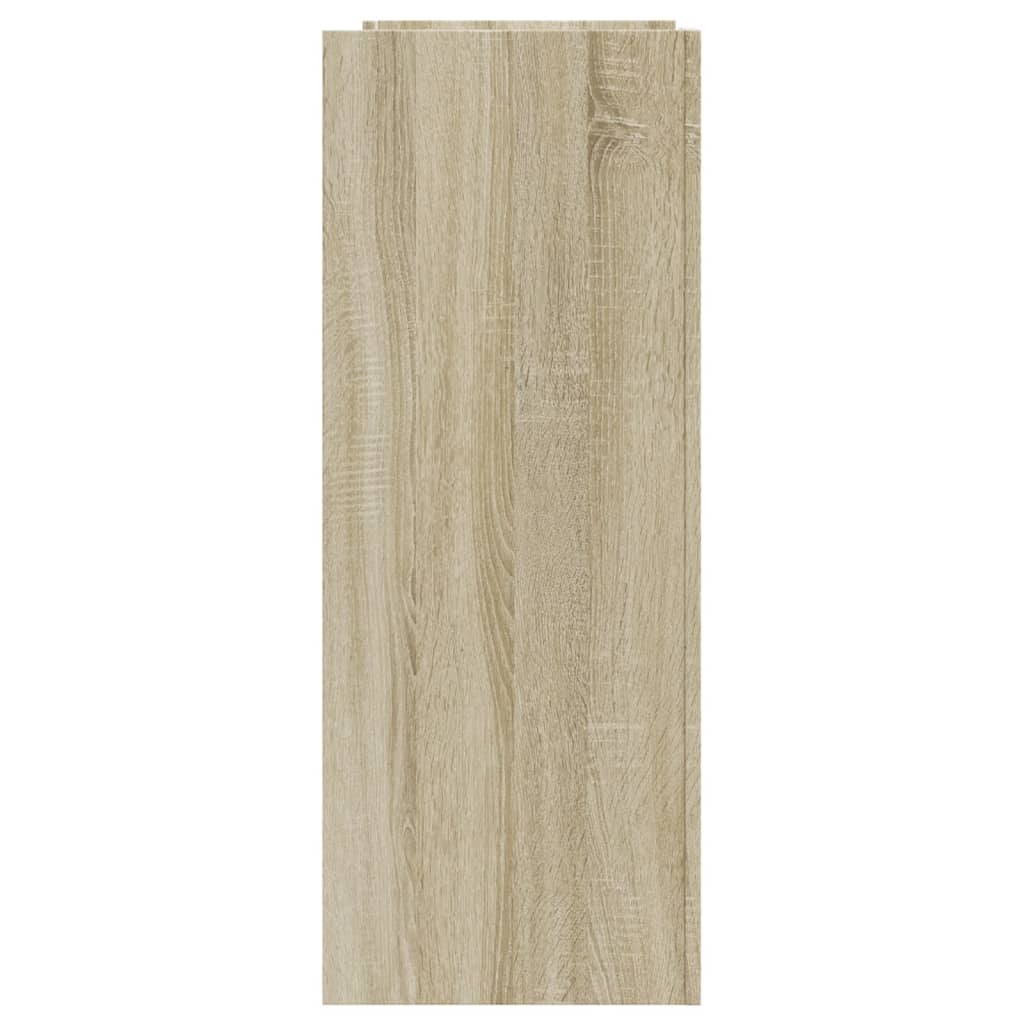 Table console chêne sonoma 100x35x90 cm bois d'ingénierie - XIOS