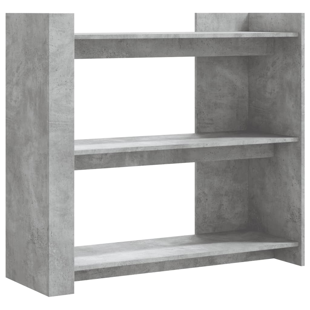 Table console gris béton 100x35x90 cm bois d'ingénierie - XIOS