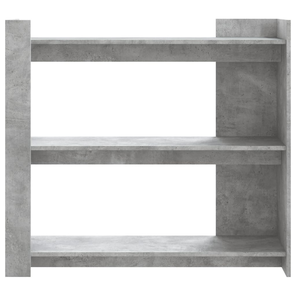 Table console gris béton 100x35x90 cm bois d'ingénierie - XIOS