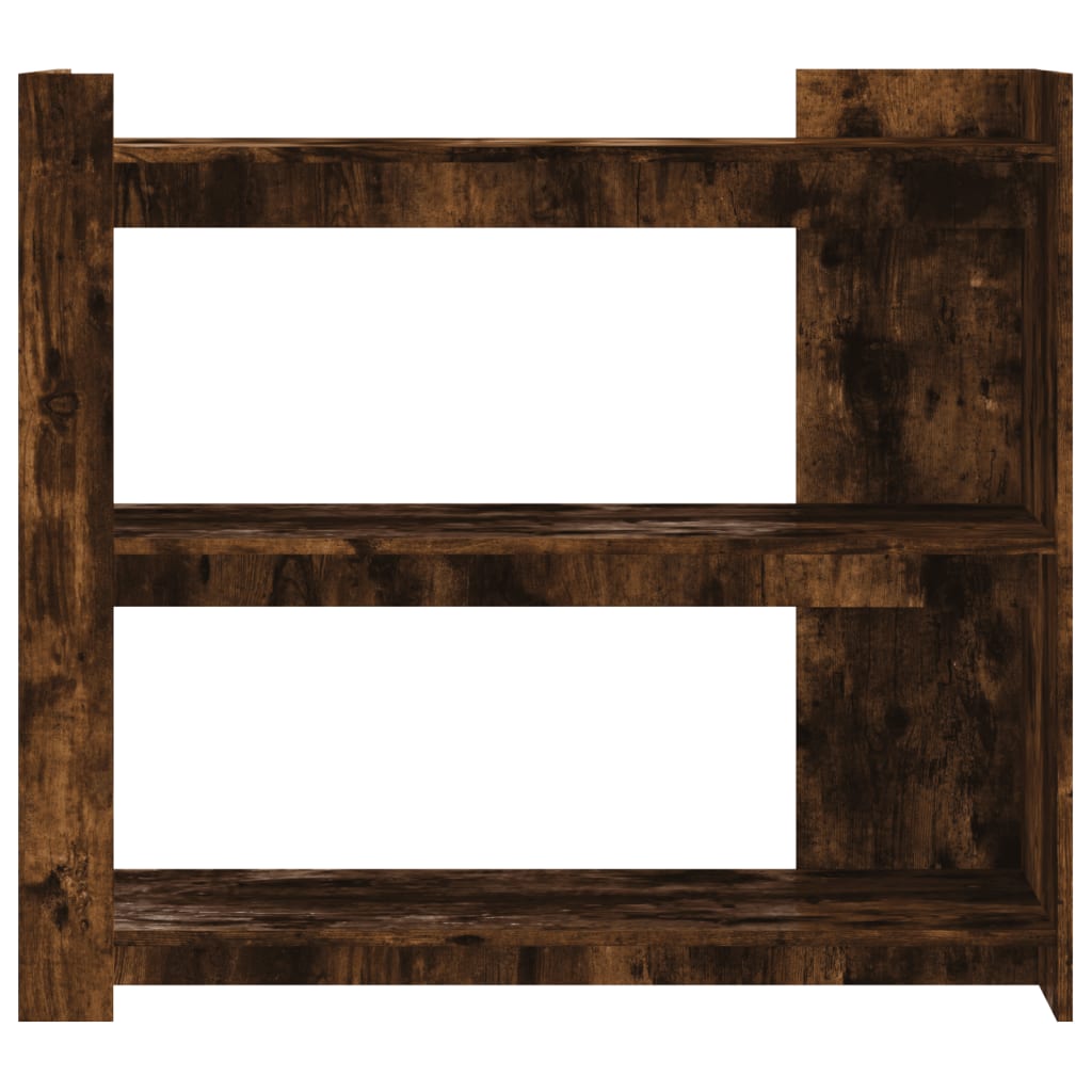 Table console chêne fumé 100x35x90 cm bois d'ingénierie - XIOS