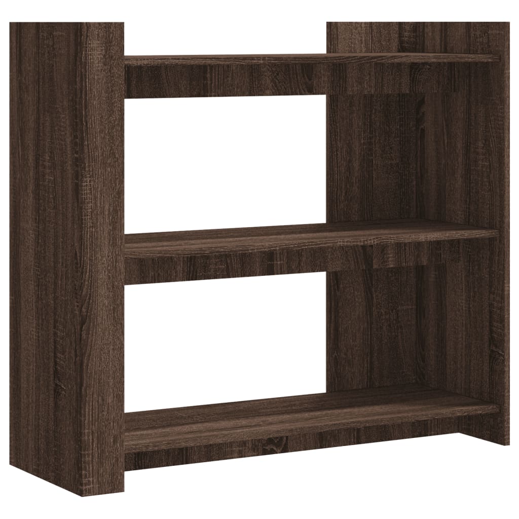Table console chêne marron 100x35x90 cm bois d'ingénierie - XIOS