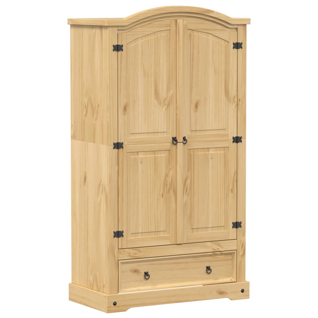 Garde-robe Corona 102x52x186 cm bois de pin massif - XIOS