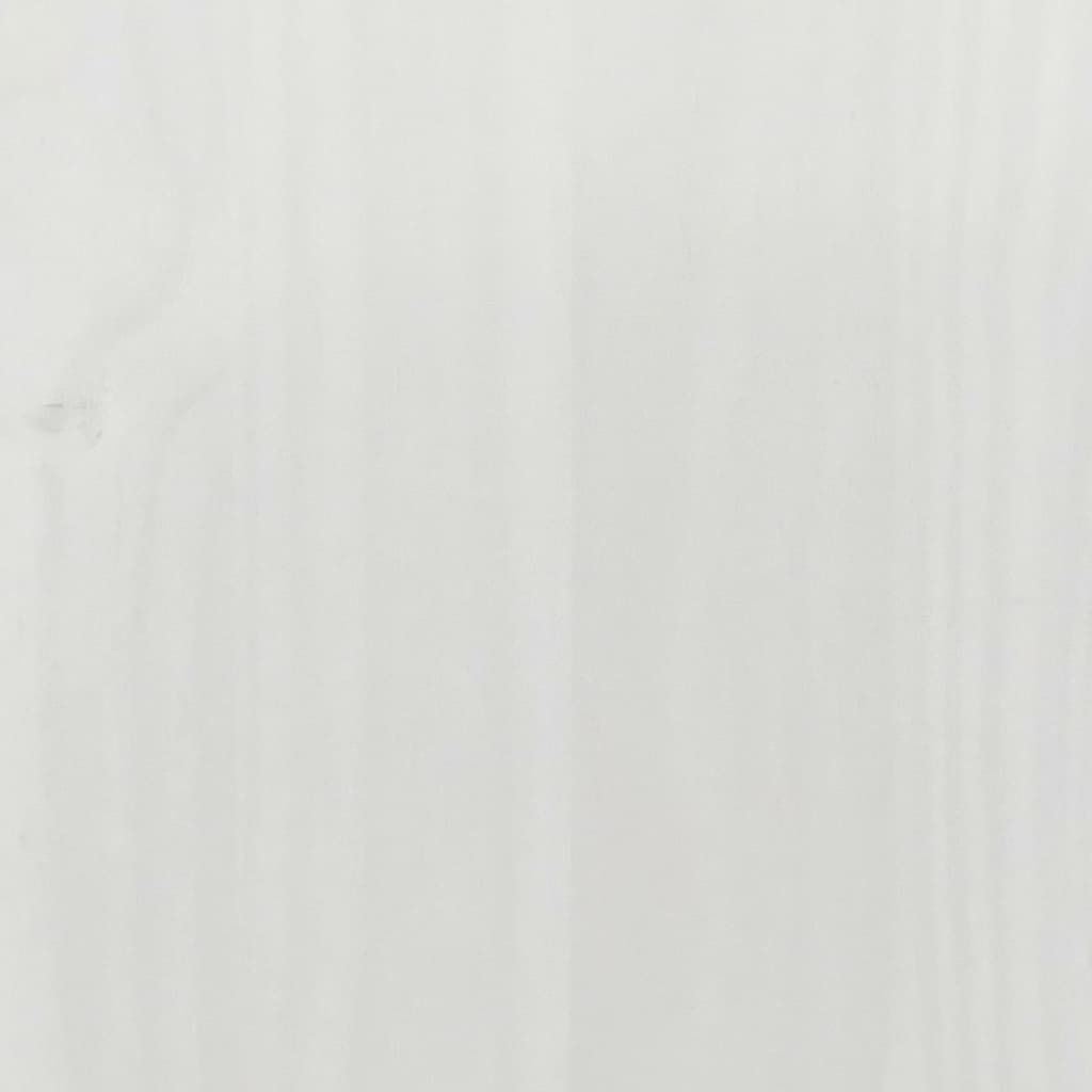 Garde-robe Corona blanc 151,5x52x186 cm bois de pin massif - XIOS