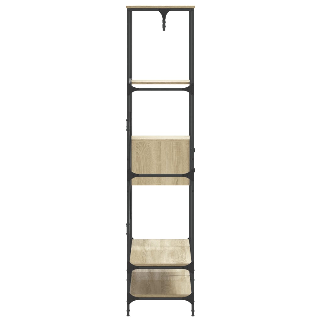 Porte-vêtements avec étagères chêne sonoma bois d'ingénierie - XIOS