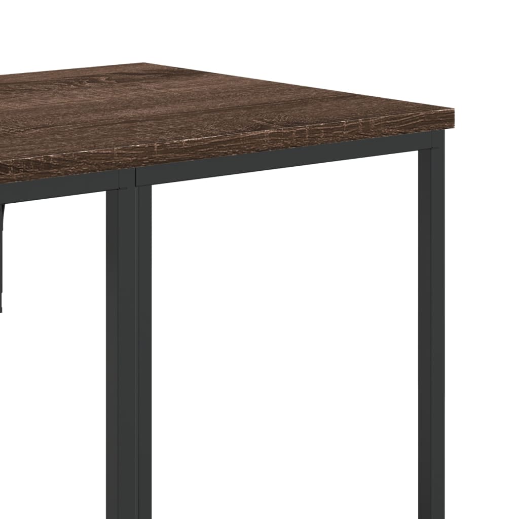 Porte-vêtements avec étagères chêne marron bois d'ingénierie - XIOS