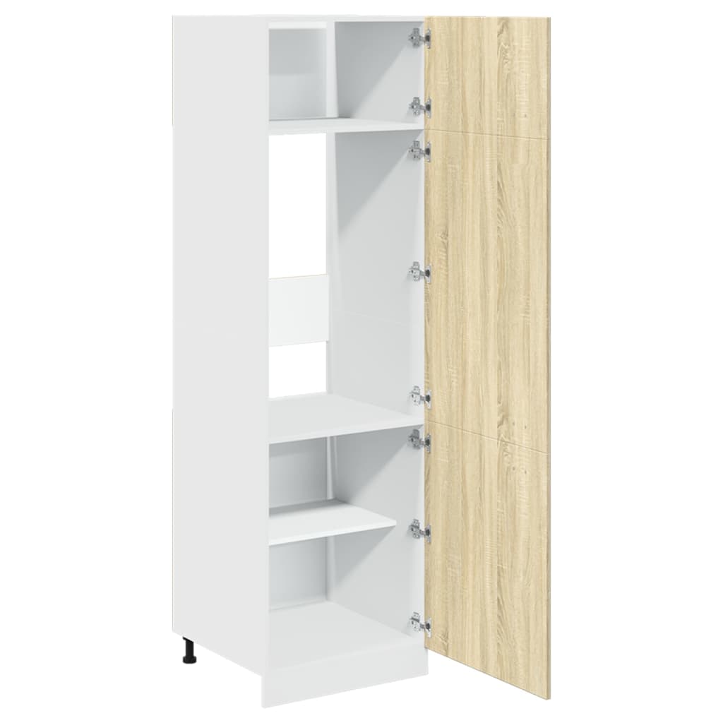 Armoire réfrigérée "Lyon" Chêne Sonoma 60 x 57 x 207 cm Bois d'ingénierie - XIOS
