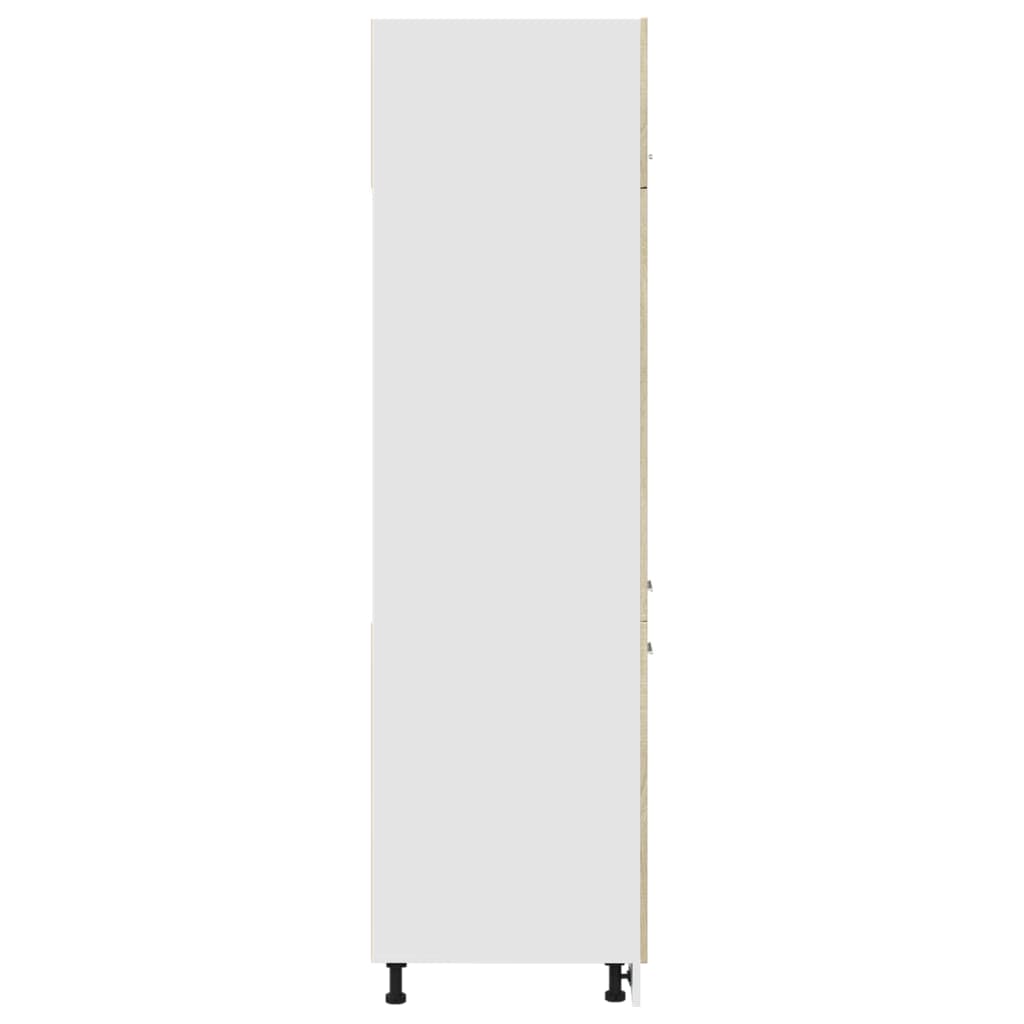 Armoire réfrigérée "Lyon" Chêne Sonoma 60 x 57 x 207 cm Bois d'ingénierie - XIOS