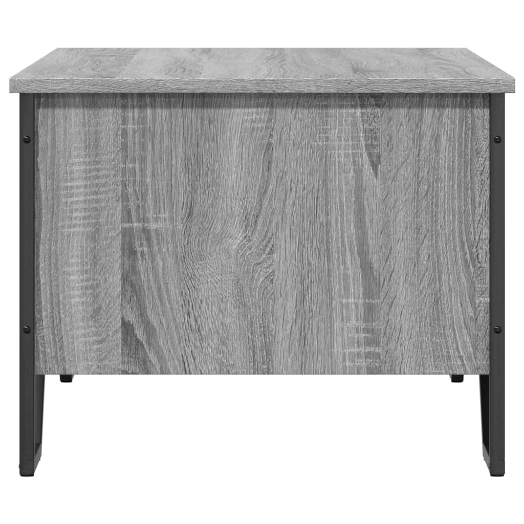 Table basse sonoma gris 100x51x40 cm bois d'ingénierie - XIOS