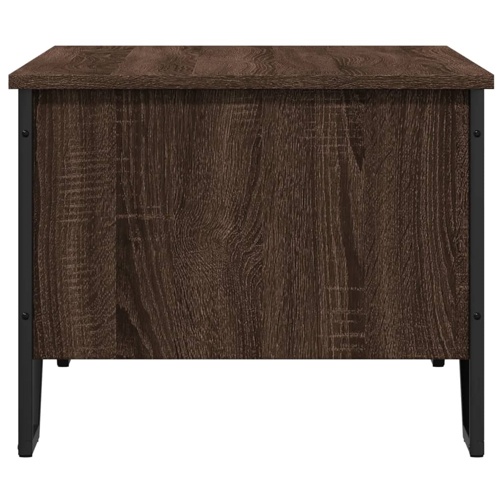 Table basse chêne marron 100x51x40 cm bois d'ingénierie - XIOS