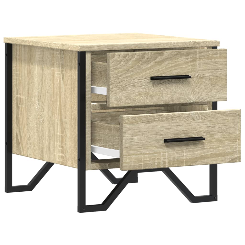 Tables de chevet 2 pcs chêne sonoma 40x41x40 cm bois ingénierie - XIOS