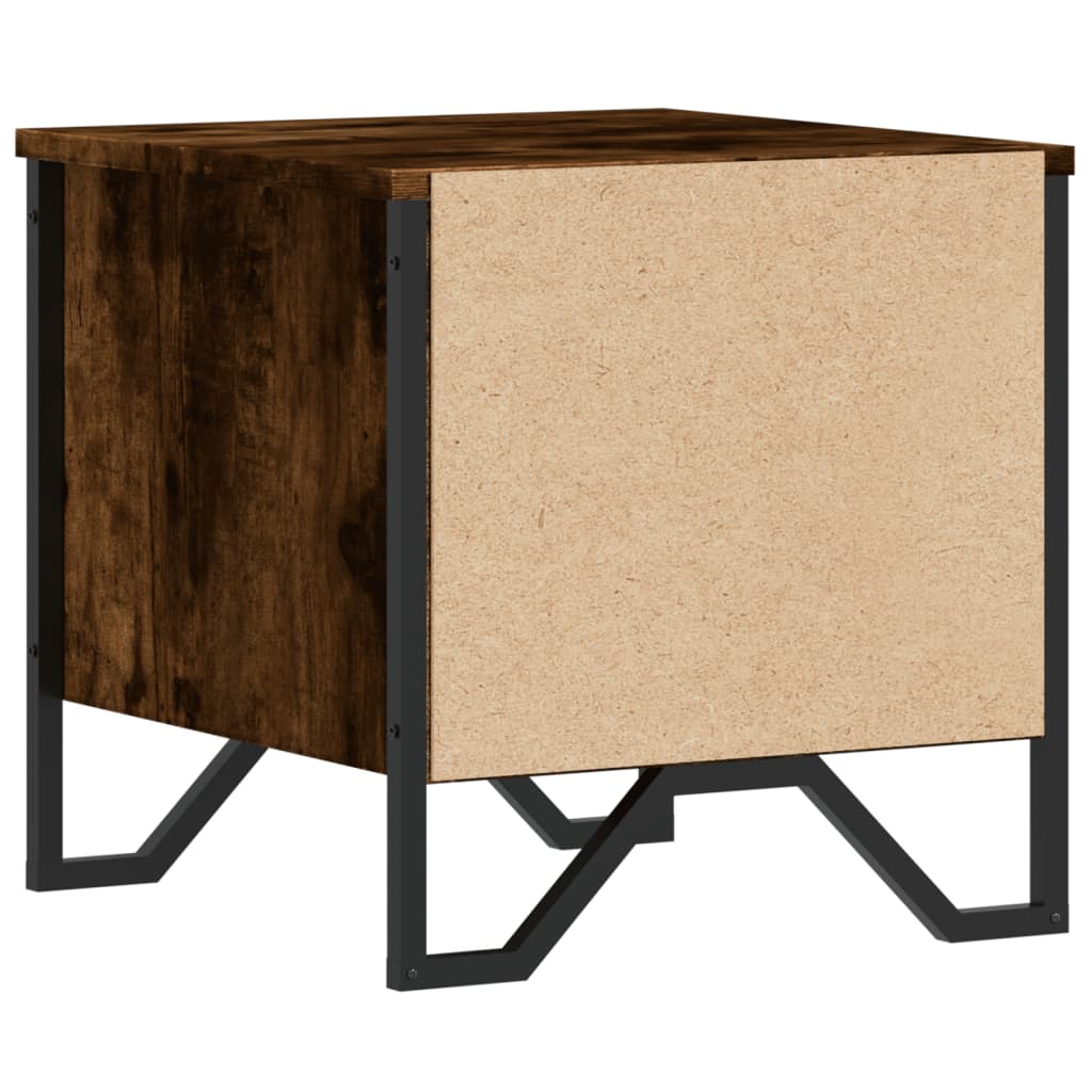 Tables de chevet 2 pcs chêne fumé 40x41x40 cm bois ingénierie - XIOS