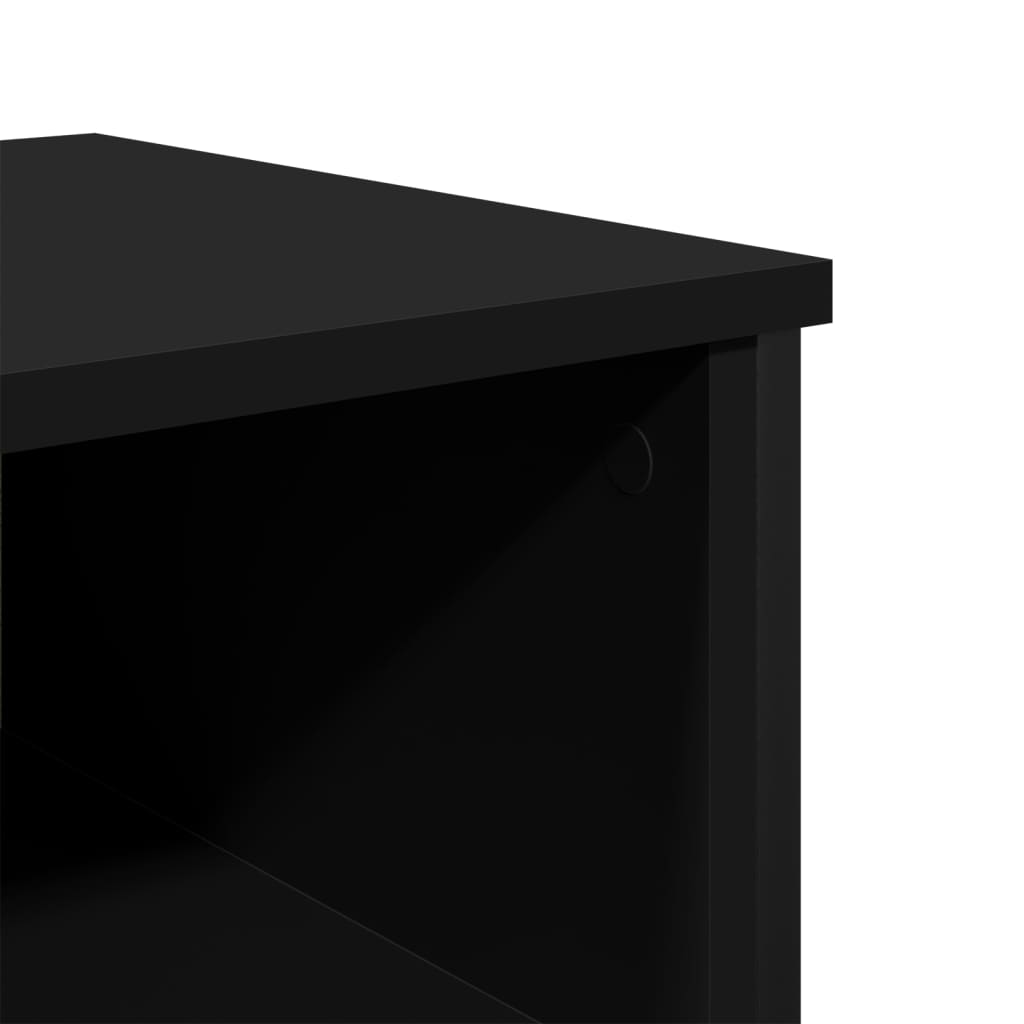 Table console noir 100x35x74,5 cm bois d'ingénierie - XIOS