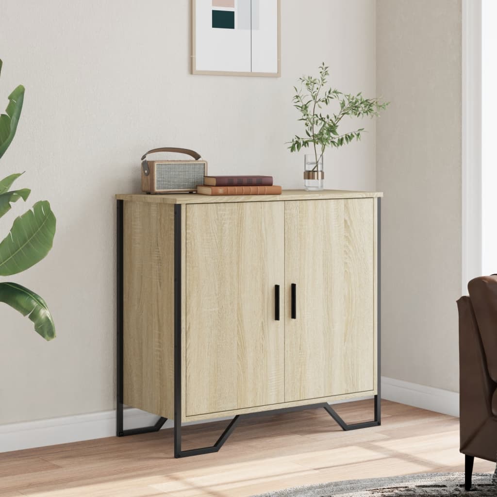 Buffet chêne sonoma 78x35,5x74,5 cm bois d'ingénierie - XIOS