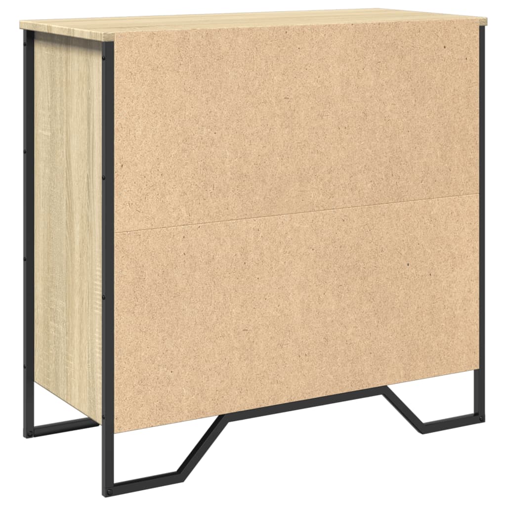 Buffet chêne sonoma 78x35,5x74,5 cm bois d'ingénierie - XIOS
