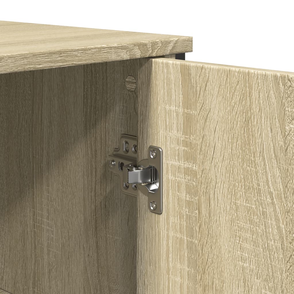 Buffet chêne sonoma 78x35,5x74,5 cm bois d'ingénierie - XIOS