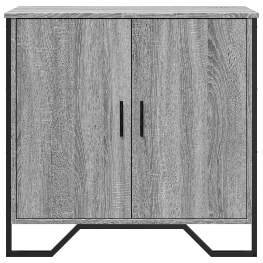 Buffet sonoma gris 78x35,5x74,5 cm Bois d'ingénierie - XIOS