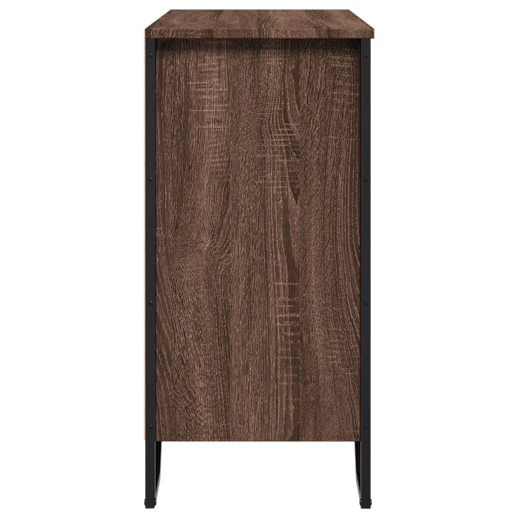 Buffet chêne marron 78x35,5x74,5 cm bois d'ingénierie - XIOS