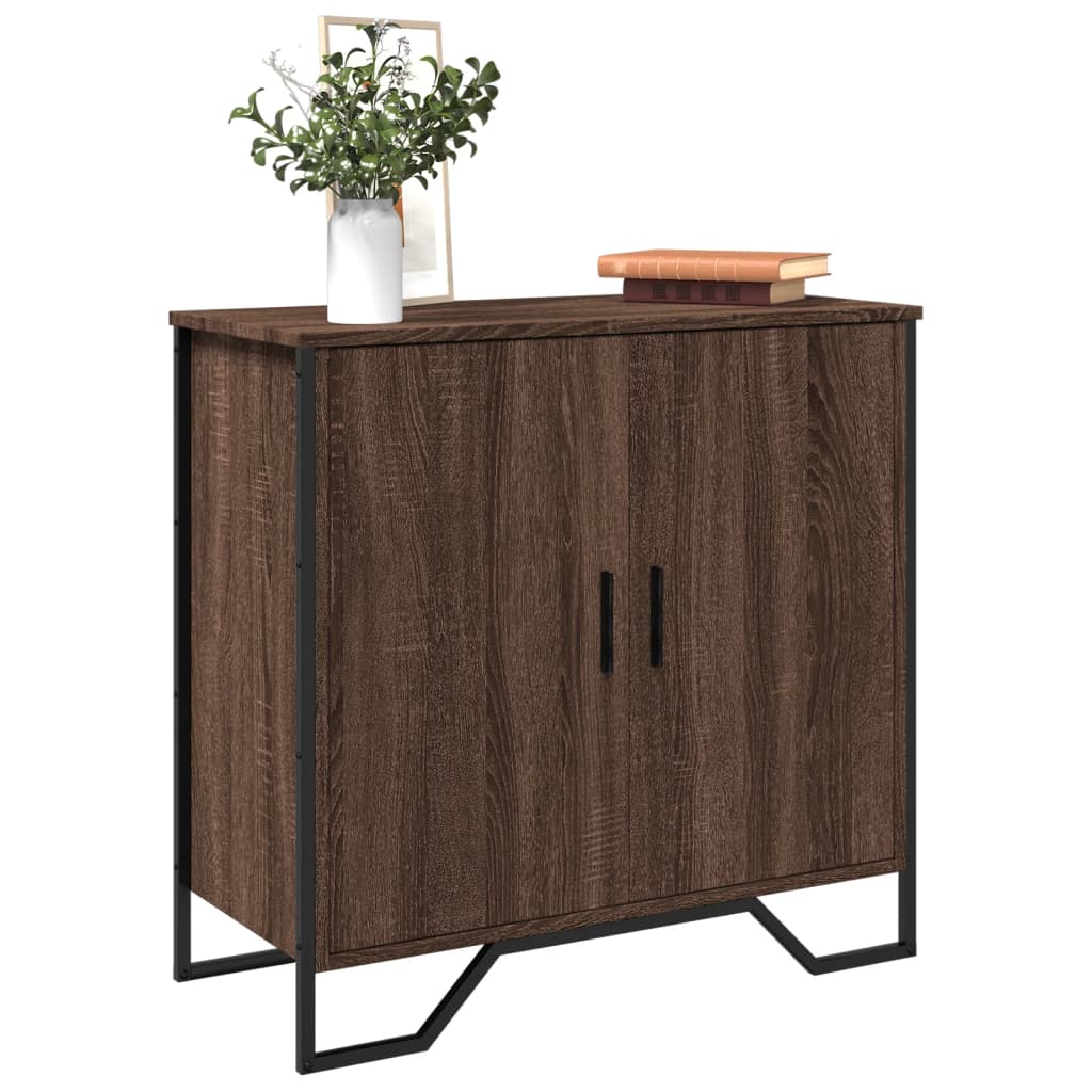 Buffet chêne marron 78x35,5x74,5 cm bois d'ingénierie - XIOS