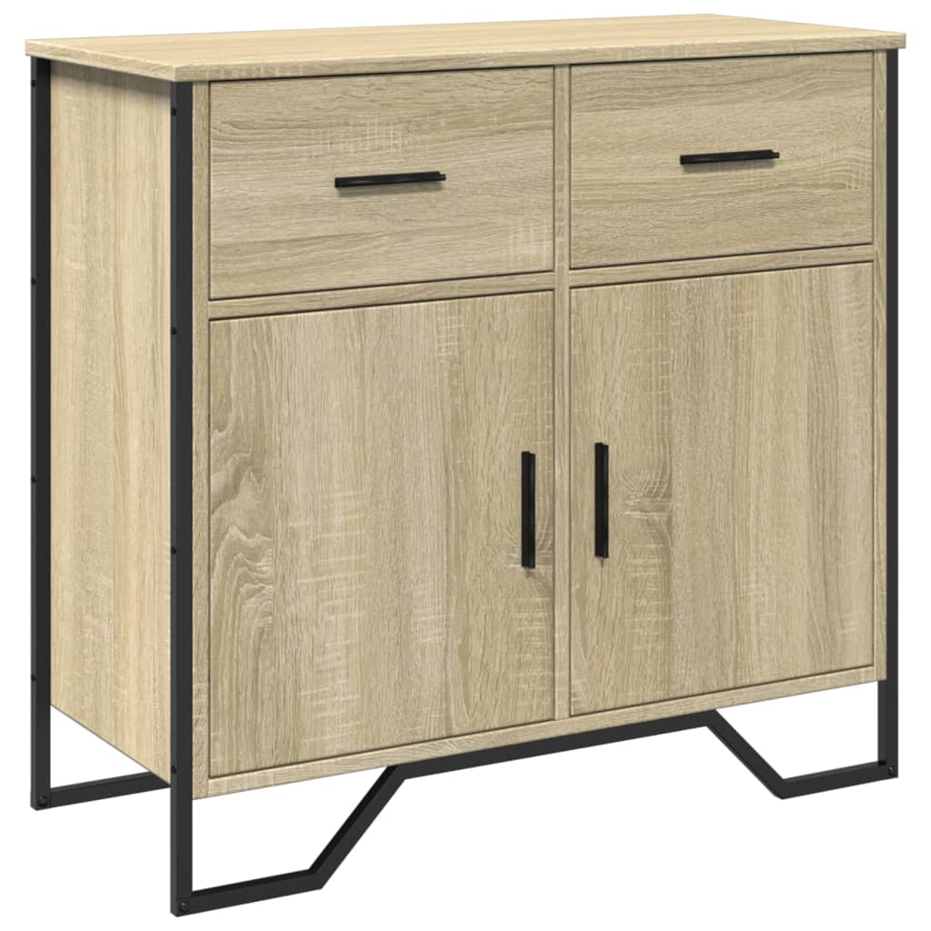 Buffet chêne sonoma 79,5x35,5x74,5 cm bois d'ingénierie - XIOS