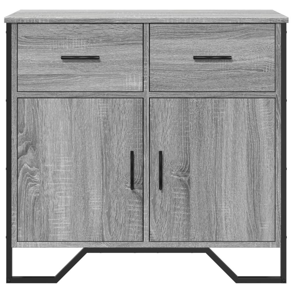 Buffet sonoma gris 79,5x35,5x74,5 cm bois d'ingénierie - XIOS
