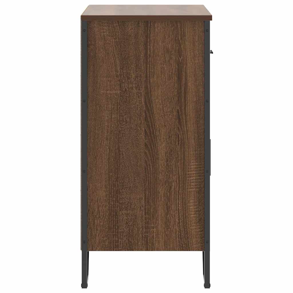 Buffet chêne marron 79,5x35,5x74,5 cm bois d'ingénierie - XIOS
