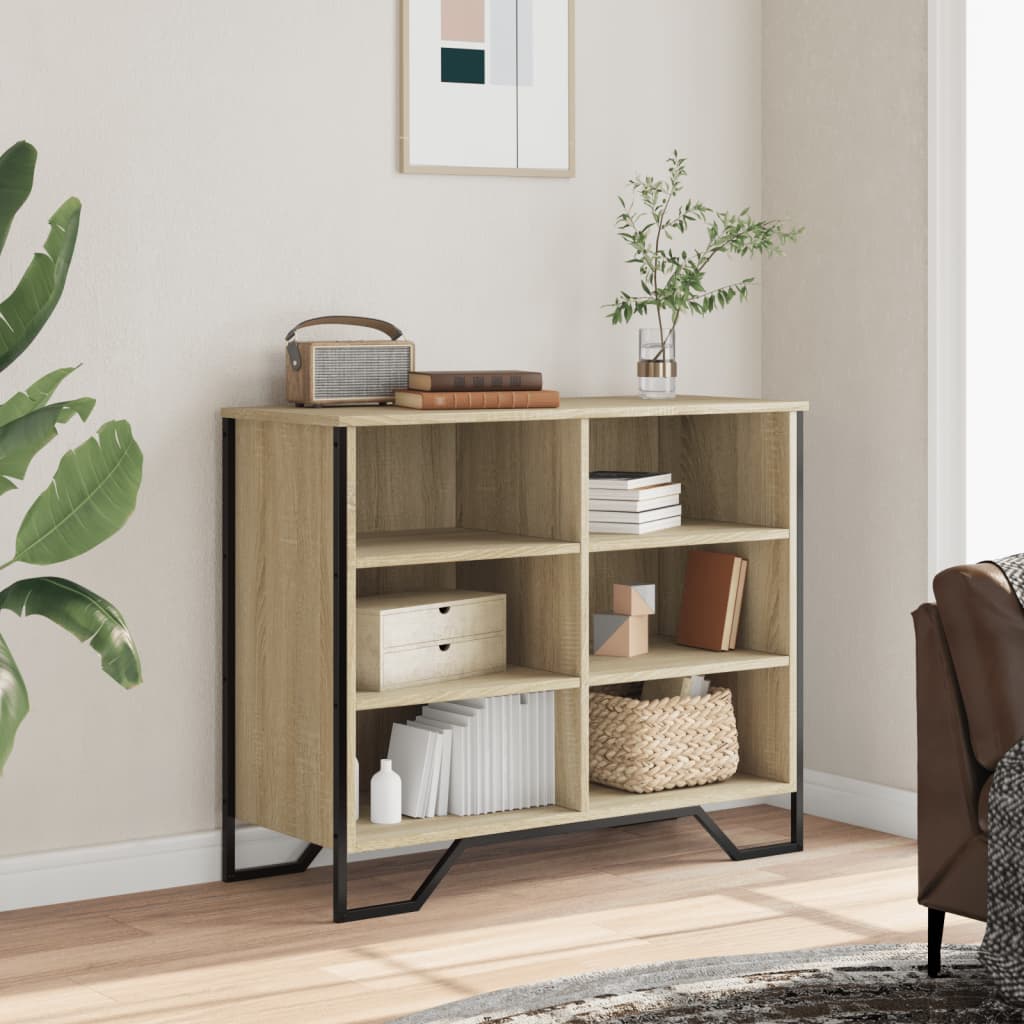 Buffet chêne sonoma 91x35,5x74,5 cm bois d'ingénierie - XIOS