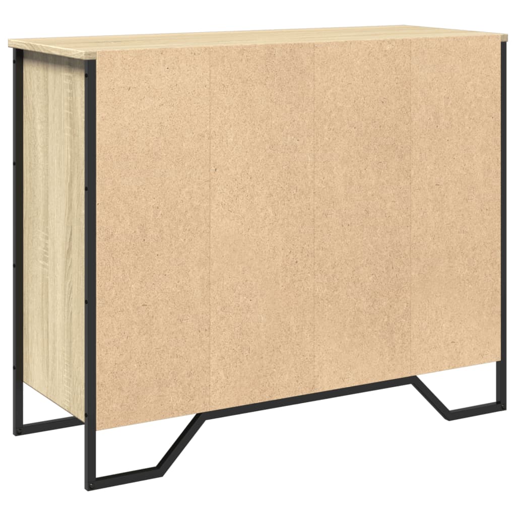 Buffet chêne sonoma 91x35,5x74,5 cm bois d'ingénierie - XIOS