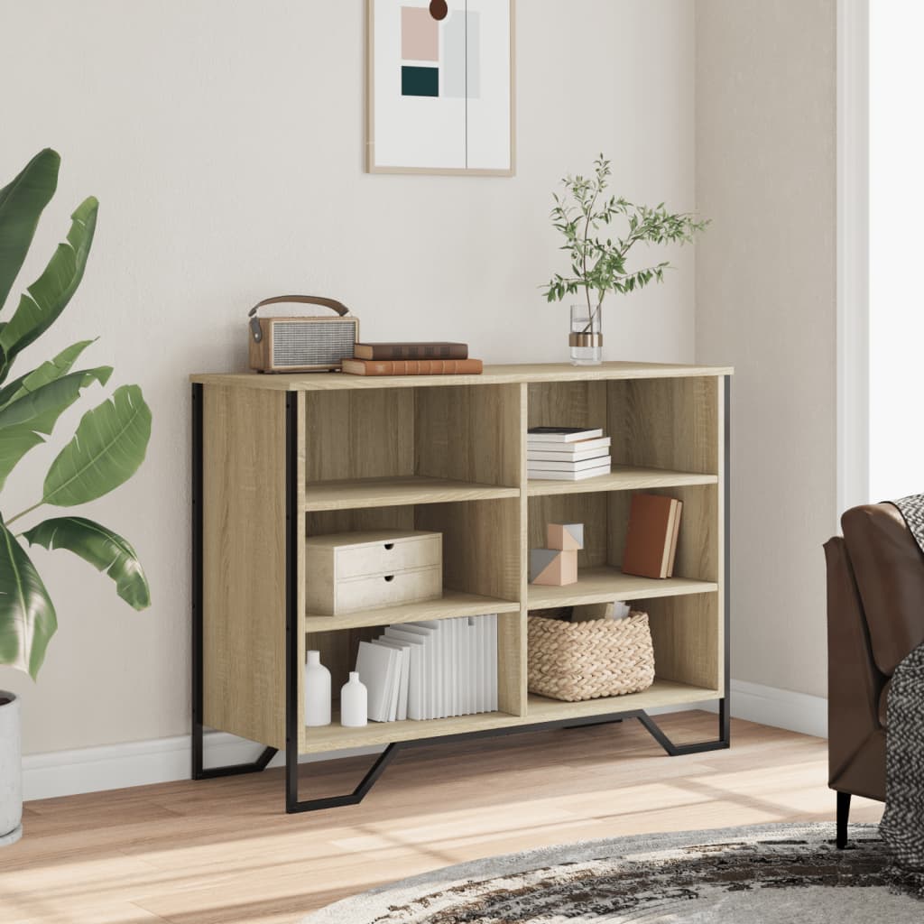 Buffet chêne sonoma 101x35,5x74,5 cm bois d'ingénierie